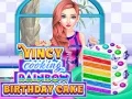 Játék Vincy Főz: Szivárványos Születésnapi Torta online