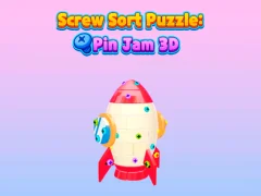Játék Csavaros rendező puzzle: Pin Jam 3D online