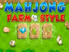 Játék Mahjong Farm stílus online