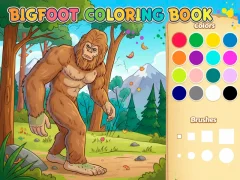Játék Bigfoot kifestőkönyv online