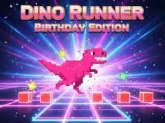 Játék Dino Runner születésnapi kiadás online