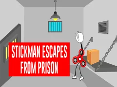 Játék Stickman elmenekül a börtönből online