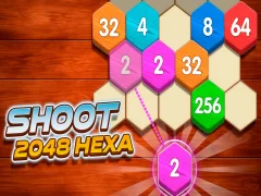 Játék Lődd le a 2048 Hexát online