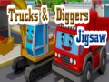Játék Teherautók és Gémrakodók Puzzle online