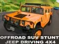 Játék Offroad SUV Stunt Jeep vezetés 4x4 online