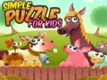 Játék Egyszerű puzzle gyerekeknek online