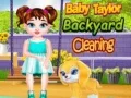 Játék Baby Taylor hátsó kertje takarítása online