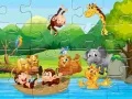 Játék Állatos puzzle online
