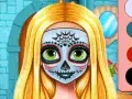 Játék Születésnapi nővér Halloween arcfestése online
