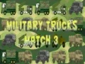 Játék Katonai Teherautók Match 3 online