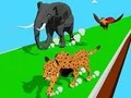 Játék Állati Átalakító Verseny 3D online