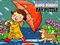 Játék Gyerekek esős napi puzzle online