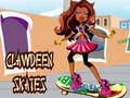 Játék Clawdeen korcsolyázik online