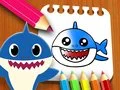 Játék Baby Shark Színező online