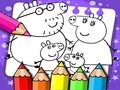 Játék Peppa Pig színezőkönyv online Játék Peppa Pig színezőkönyv online
