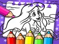 Játék Ariel a Sellő Színezőkönyv online Játék Ariel a Sellő Színezőkönyv online