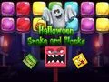 Játék Halloween Kígyó és Blokkok online