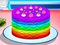 Játék Szivárvány Torta Főzés online Játék Szivárvány Torta Főzés online