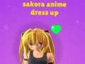 Játék Sakora: Anime Öltöztetős online