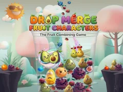Játék Drop Merge Fruit karakterek online