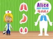 Játék Alice testének szerveinek világa online