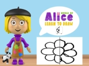 Játék Alice Világa: Rajzolni Tanulj online Játék Alice Világa: Rajzolni Tanulj online