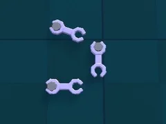 Játék Kulcs, anya és csavar puzzle online