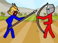 Játék Stickman: Királyság Ütközés online