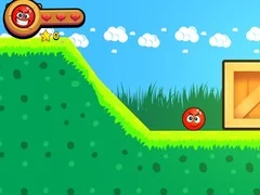 Játék Piros Gömb Görgetése online Játék Piros Gömb Görgetése online