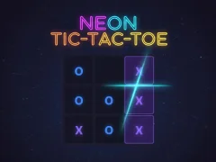 Játék Neon Tic-Tac-Toe online