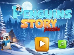 Játék Penguins Story Puzzle online
