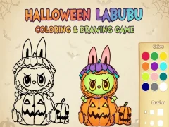 Játék Halloween Labubu színező és rajzoló játék online Játék Halloween Labubu színező és rajzoló játék online