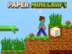 Játék Papír Minecraft online