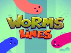 Játék Worms Lines online Játék Worms Lines online