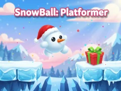 Játék SnowBall: Platformer online
