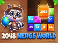Játék 2048 Merge World online
