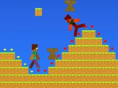 Játék Noob vs Pro, de Anvil Rain Minecraft online