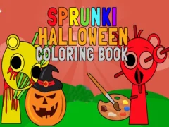 Játék Sprunki Halloween kifestőkönyv online Játék Sprunki Halloween kifestőkönyv online