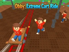 Játék Obby: Extreme Cart Ride online