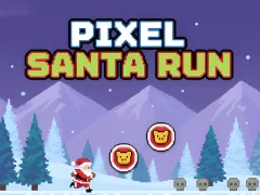 Játék Pixel Santa Run online