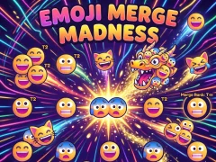 Játék Emoji Merge Madness online
