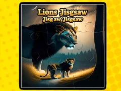 Játék Lions Jigsaw Jigsaw online