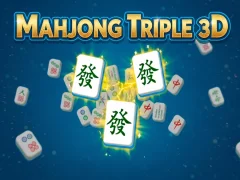Játék Mahjong Triple 3D csempe mérkőzés online