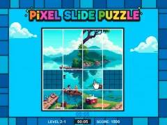 Játék Pixel Slide Puzzle online