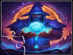 Játék Varázsló kirakós puzzle online Játék Varázsló kirakós puzzle online