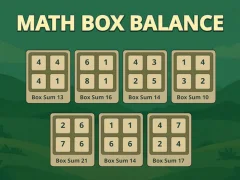 Játék Matematikai doboz egyensúly online
