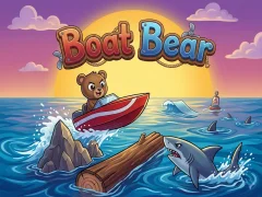Játék Boat Bear online