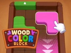 Játék Fa színű blokk online