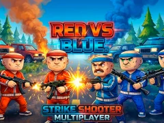Játék Piros vs kék. Strike Shooter Multiplayer online