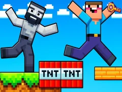 Játék Noob: Parkour trükkök online